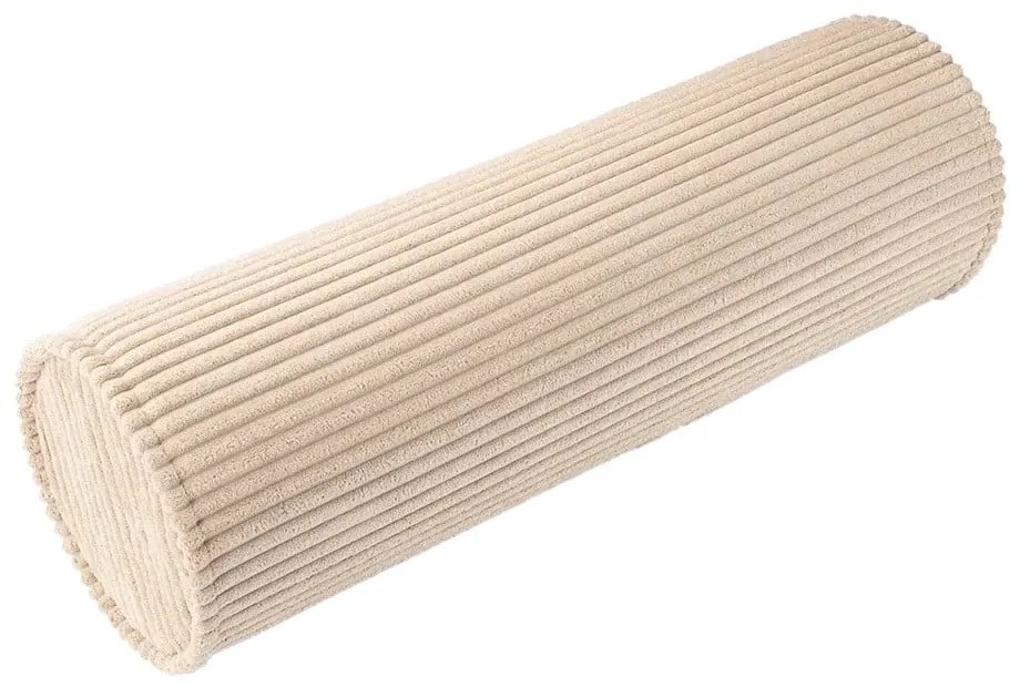 Светлокафява детска възглавница за диван от рипсено кадифе Roll – Wigiwama