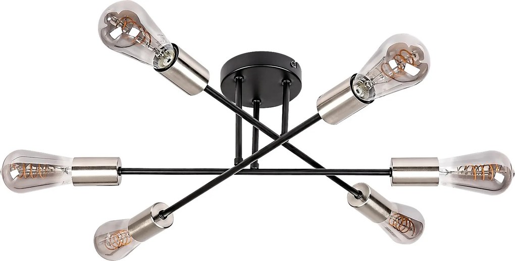 Rabalux Branwen Таванно осветление (плафони) IP20 E27 6x MAX 25W K 71026