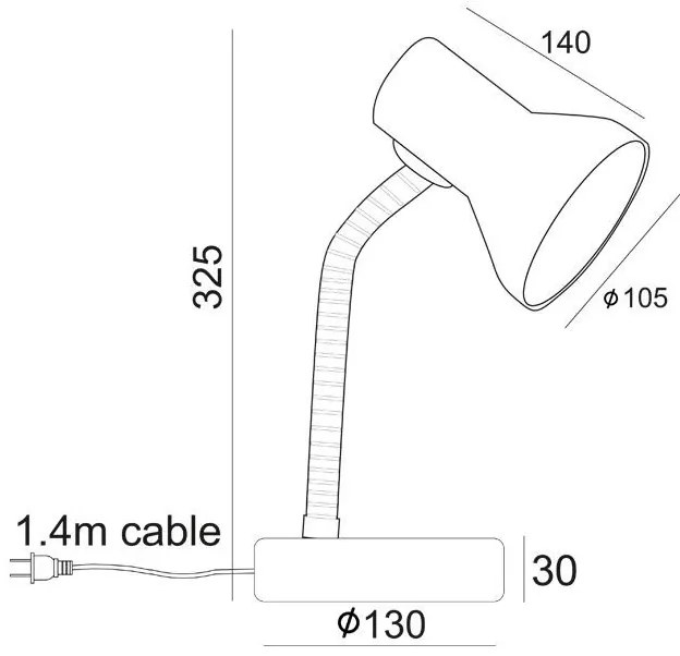Лампа за четене Pavlova-Mauro