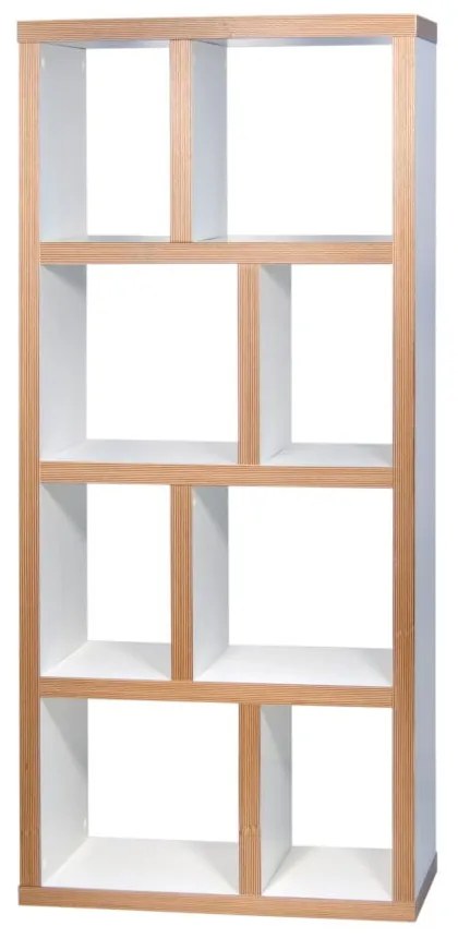 Бяла/естествена библиотека 70x159 cm Berlin – TemaHome
