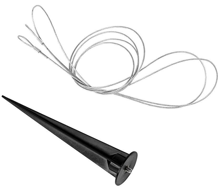 Модерна външна лампа бяла 25 см IP65 - Nura