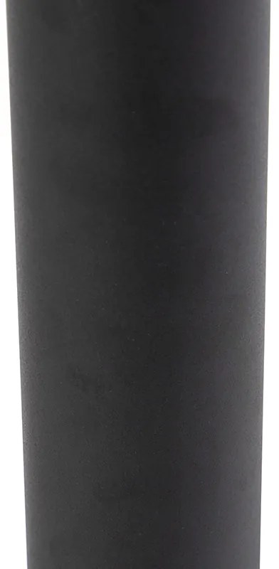 Модерна лампа за външен монтаж черна 40 см IP44 с LED - Roxy