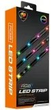 COUGAR ARGB LED STRIP, 15 LED Lights, 1.5W LED Power Consumption, Light strip, Only 5V RGB addressable lighting headers from compatible motherboards are supported; DO NOT connect the strip to a 12V connector!