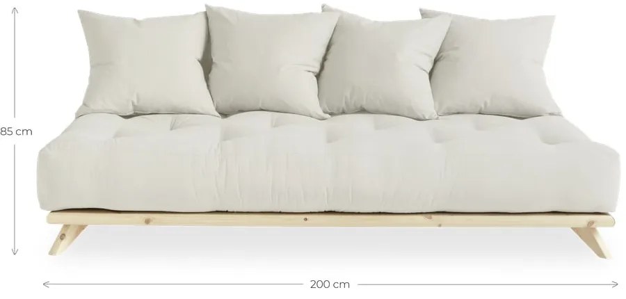 Диван Natural Clear/Beige Senza - Karup Design