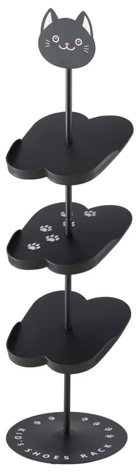Черна метална стойка за детски обувки Kid's Shoe Rack – YAMAZAKI