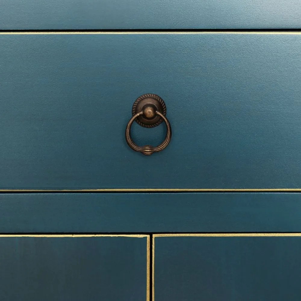 Син висок скрин 73x90 cm Oriente – Ixia