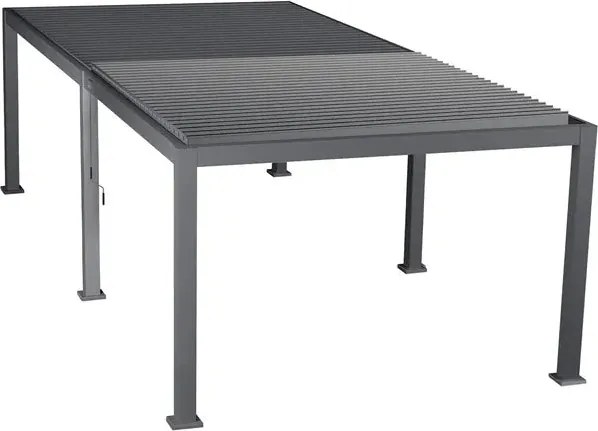 Беседка Hesperide Evora, Алуминий, 6x3.6 m - Графит