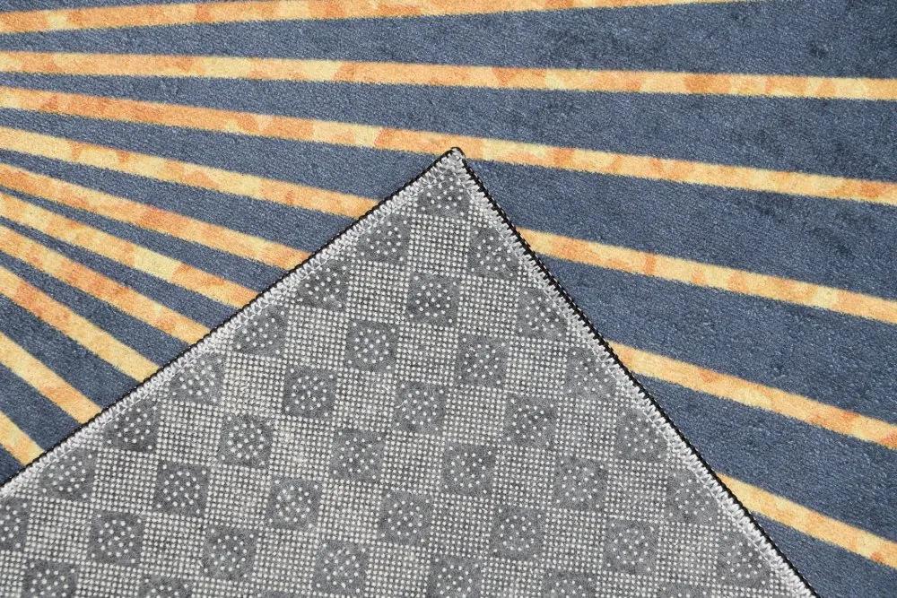 Сив съвременен килим със семпъл модел Ширина: 140 см | Дължина: 200 см