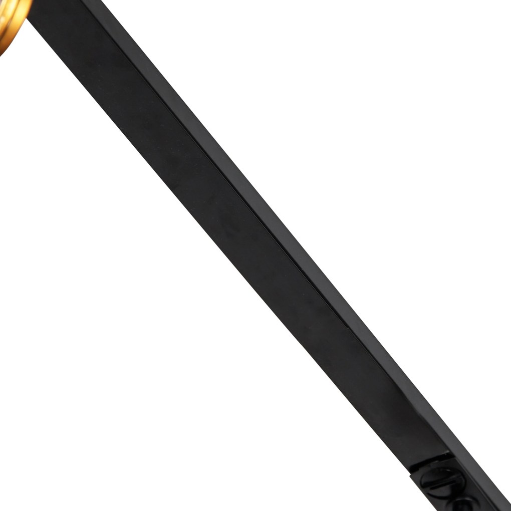 Модерна 1-фазна релсова система с 5 тъмно бронзови прожектори - Jeana