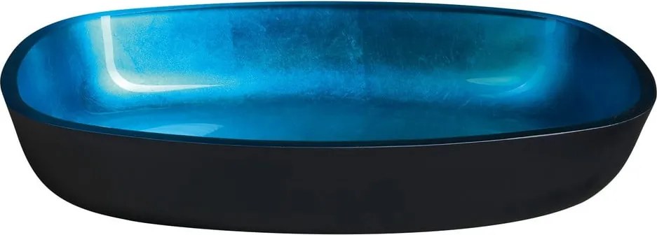 Синя стъклена мивка 54x39,5 cm Kvaore – Sapho