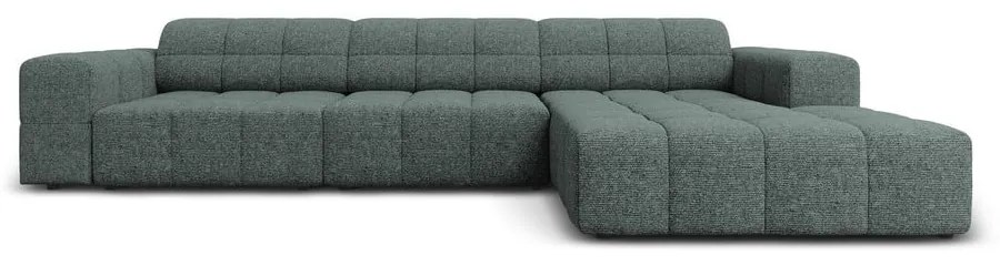 Тюркоазен ъглов диван (десен ъгъл) Chicago - Cosmopolitan Design