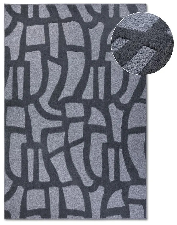Тъмносин килим от рециклирани влакна 160x230 cm Therese – Villeroy&amp;Boch