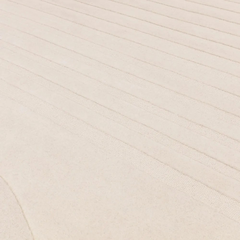 Бял вълнен килим 160x230 cm Olsen - Asiatic Carpets