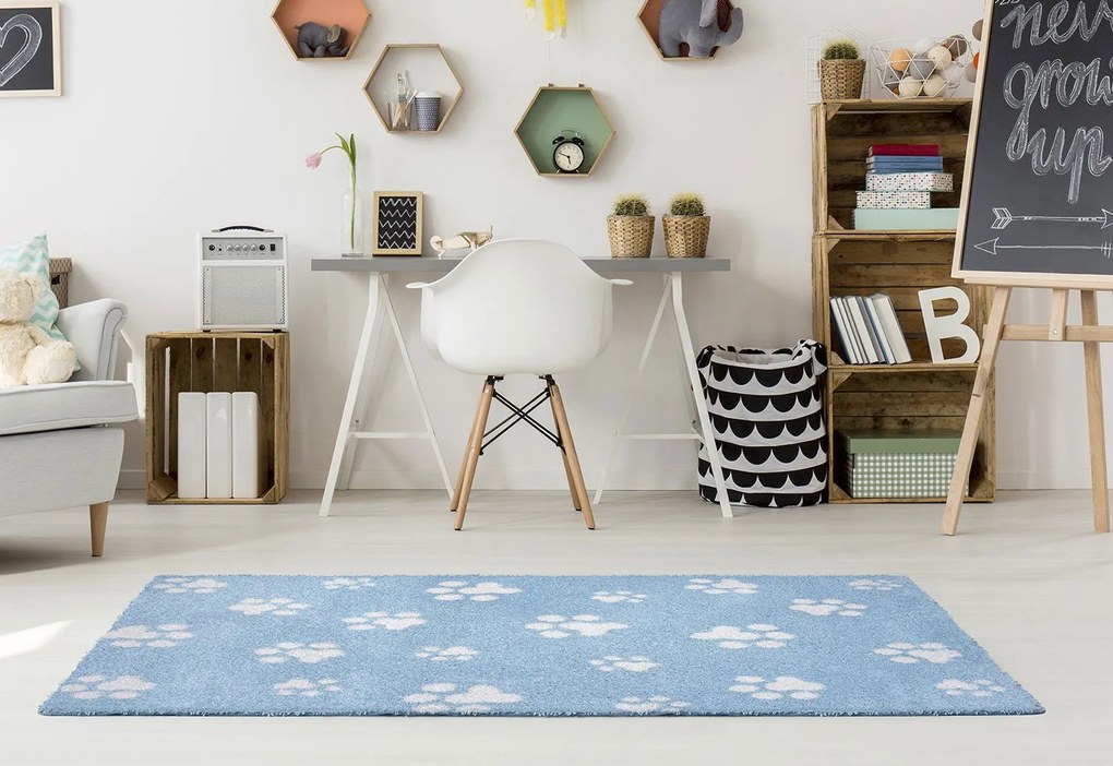 Килим Colore Colori Cocoon 8392-Светло синьо-140 x 200 см.