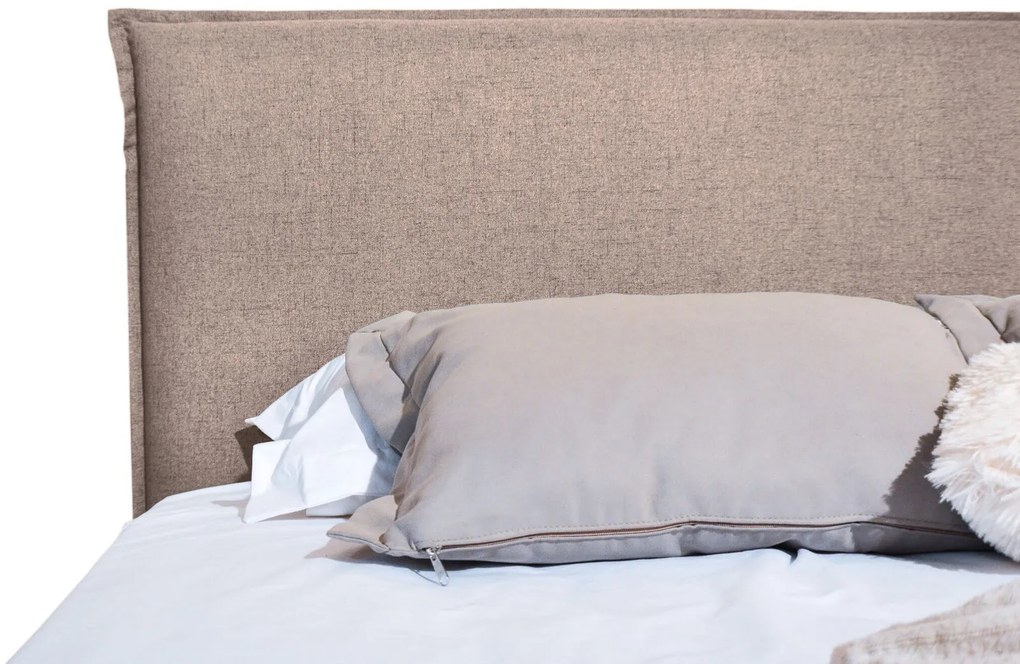 Тапицирано легло Harmony-Mocca-150 x 200-Χωρίς μηχανισμό ανύψωσης