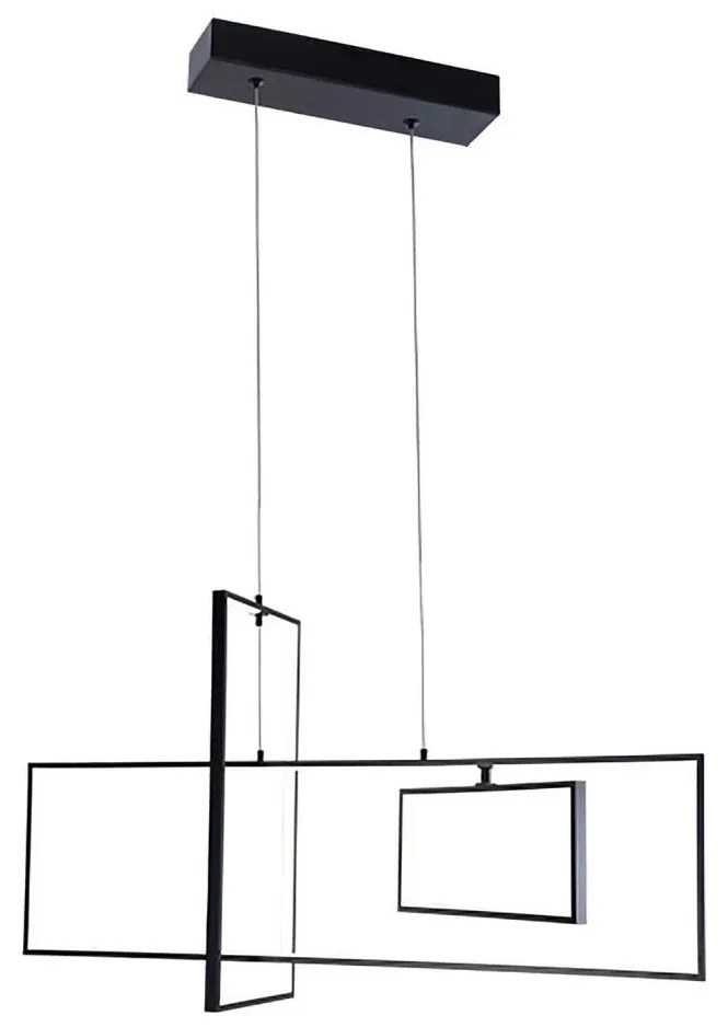 ONLI - LED Пендел SQUID LED/60W/230V 4000K черен