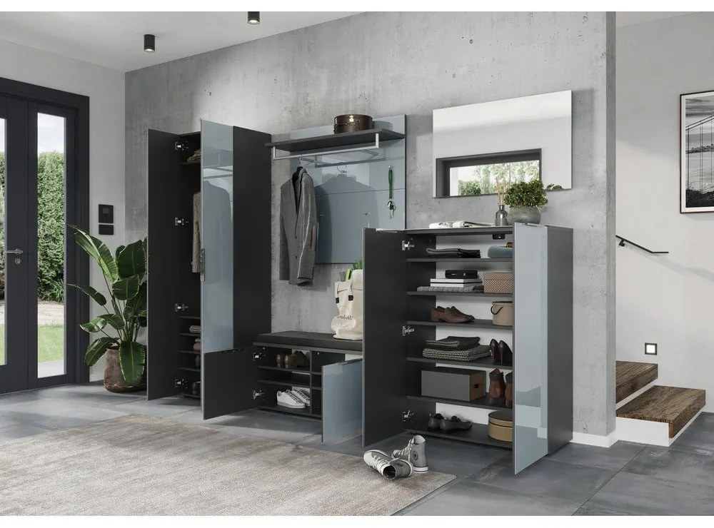 Сив гардероб 59x197 cm Genova - Germania