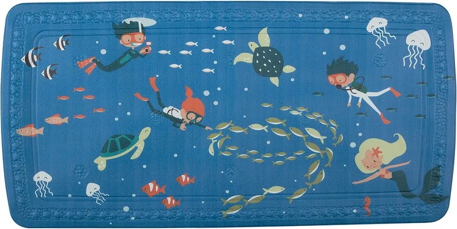 Детска противоплъзгаща подложка за вана 36x71 cm Scuba Diver – Spirella