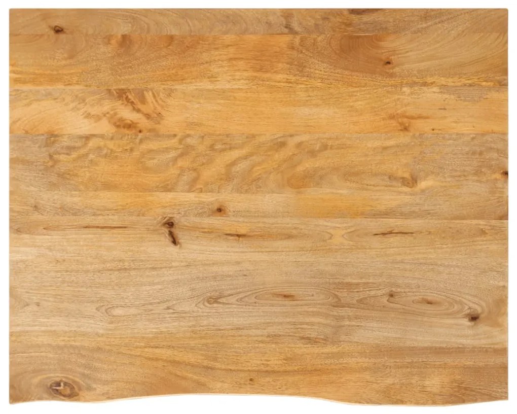 370509 vidaXL Плот за маса, жив ръб, 110x80x3,8 см, масивно дърво манго