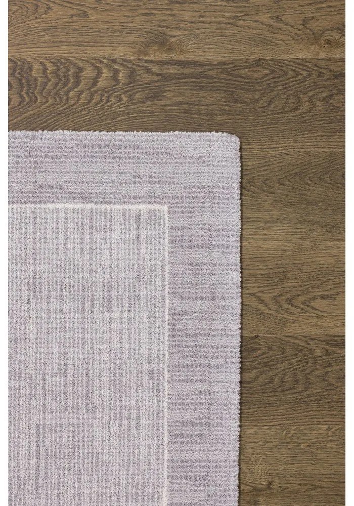 Сив вълнен килим 200x300 cm Linea - Agnella