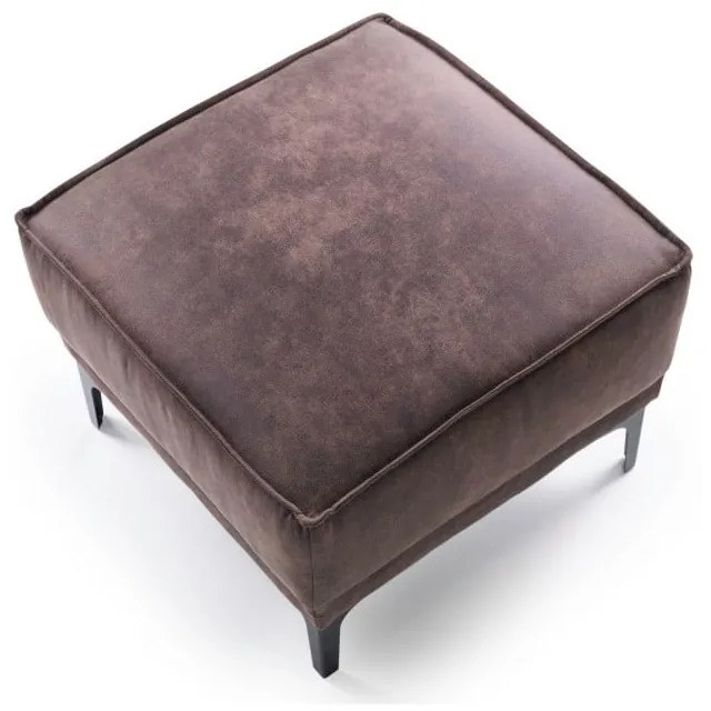 Кафява табуретка от изкуствена кожа Copenhagen - Scandic