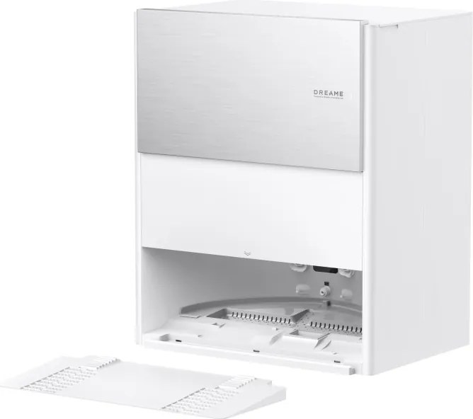 Прахосмукачка робот Dreame Aqua10 Roller RLH31CE-WH, 30000 Pa, 3.5/4 л, AI камери, LED осветление, Гласово управление, Измиване с гореща вода, Бял