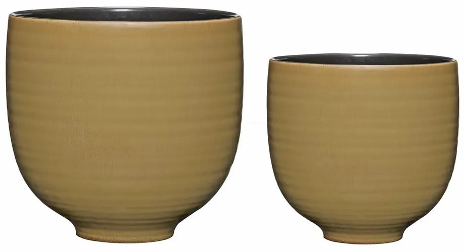 Керамични ръчно изработени покрития за кашпи в комплект от 2 бр. ø 31 cm Yuka – Hübsch