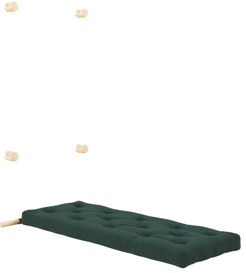 Тъмнозелено кресло от рипсено кадифе Hooked – Karup Design