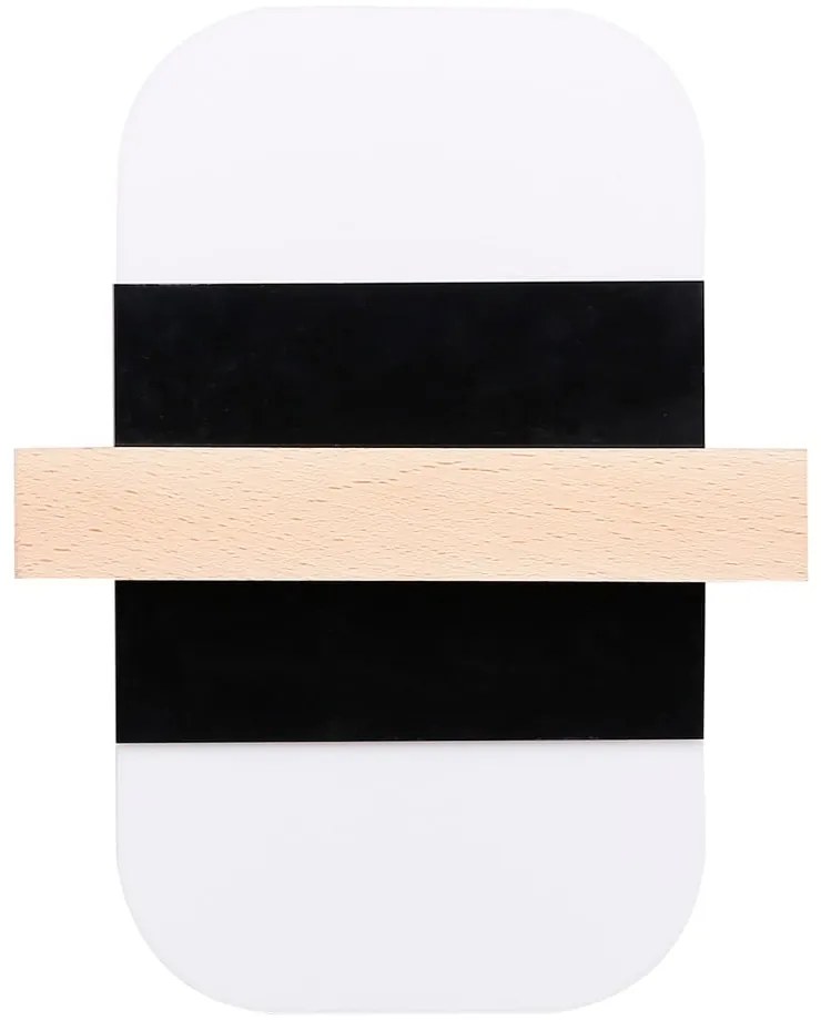 Черно-бяла LED светлина за стена April - Candellux Lighting