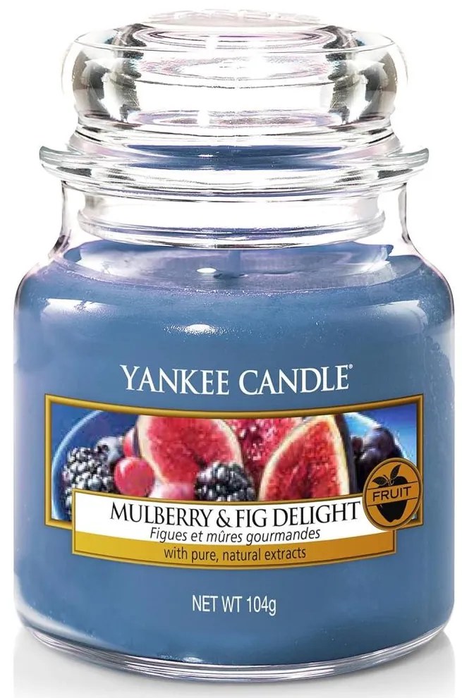 Yankee Candle - Ароматна свещ MULBERRY &amp; FIG DELIGHT малка 104 гр 20-30 часа