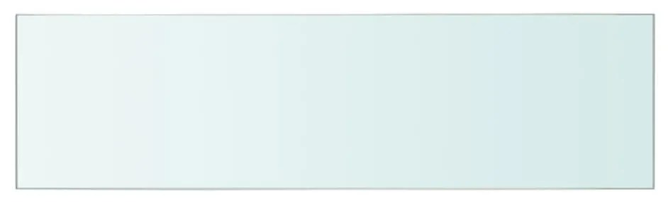 243817 vidaXL Плоча за рафт, прозрачно стъкло, 50 x 12 см