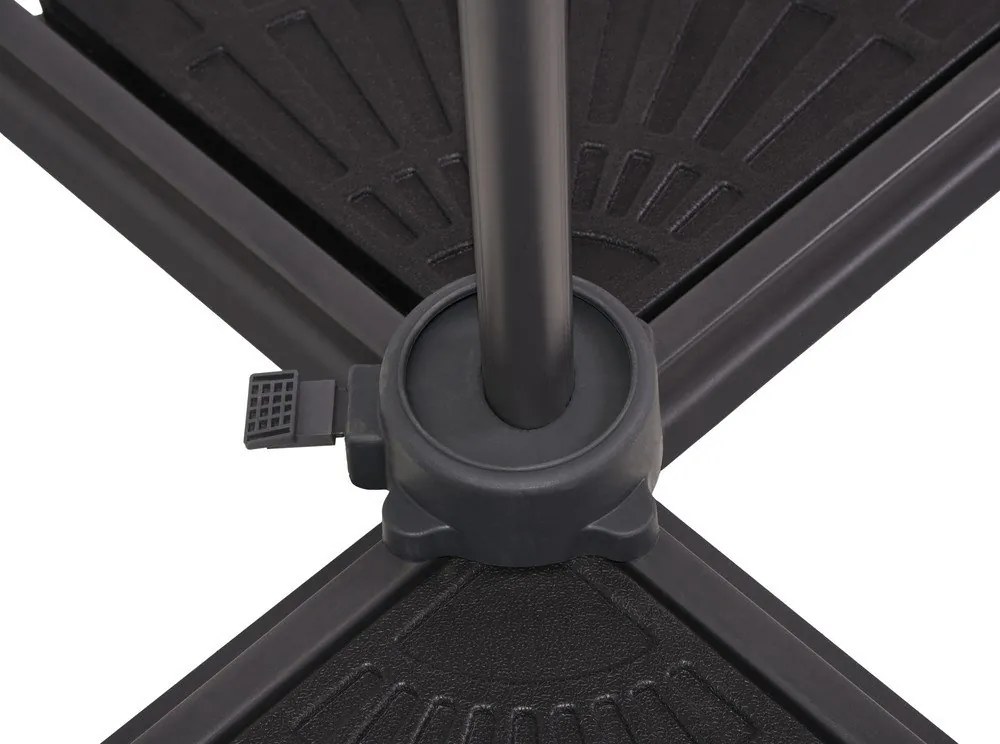 Сив чадър 300x300 cm Deluxe – Garden Pleasure