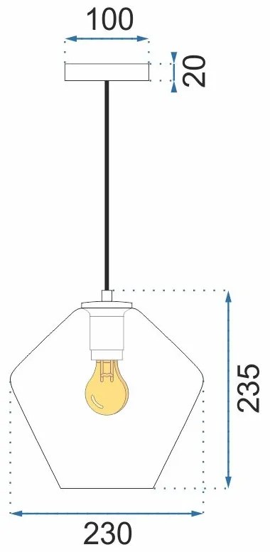 Пендел APP440-1CP Transparent