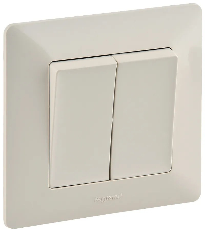 Legrand 755739 Сериен ключ Valena Life 1х, с рамка, крем,  - 755739