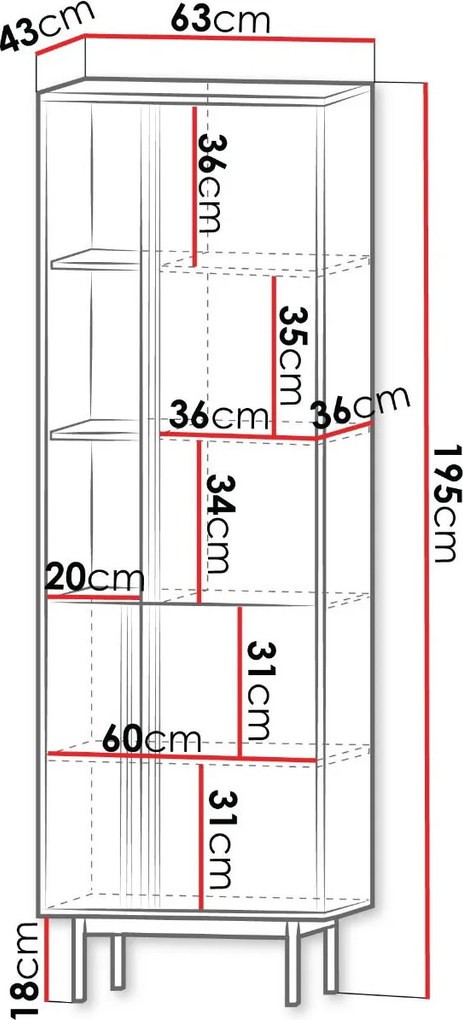 Колона Alsy Reg-Тъмносив
