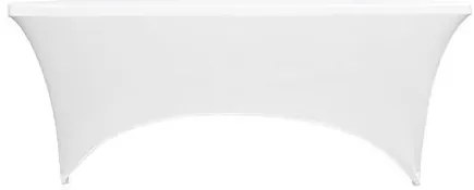 Кетъринг покривка за маса 240 см - бяла