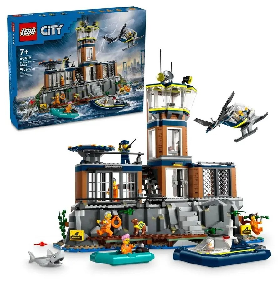 Playset Lego 60419 Police Station Island