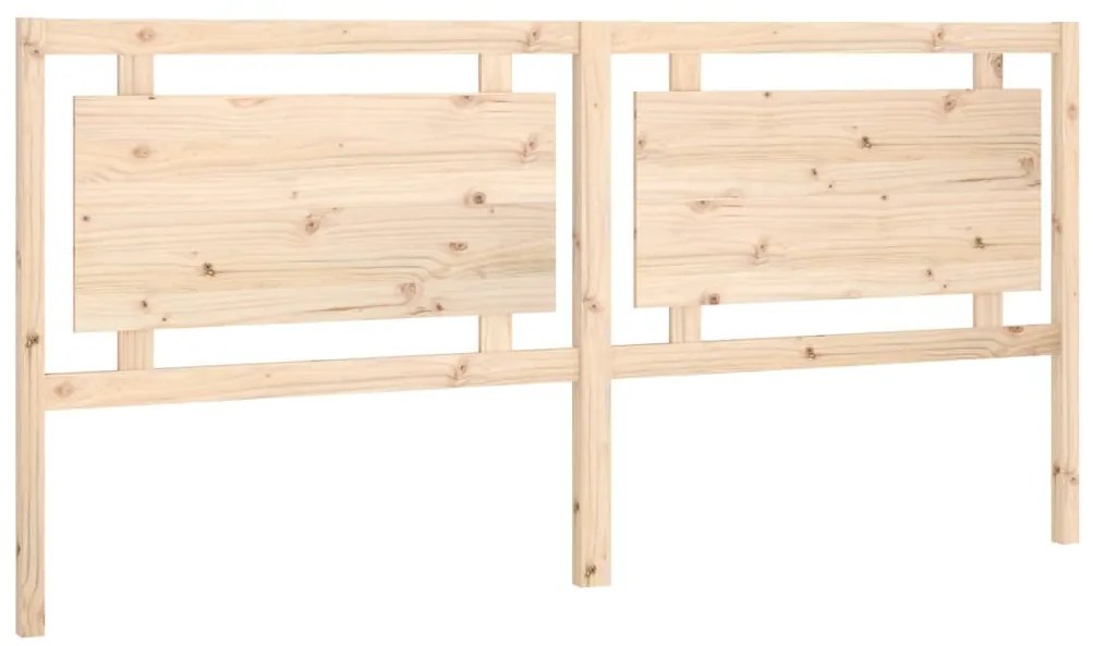 817960 vidaXL Горна табла за легло, 205,5x4x100 см, бор масив