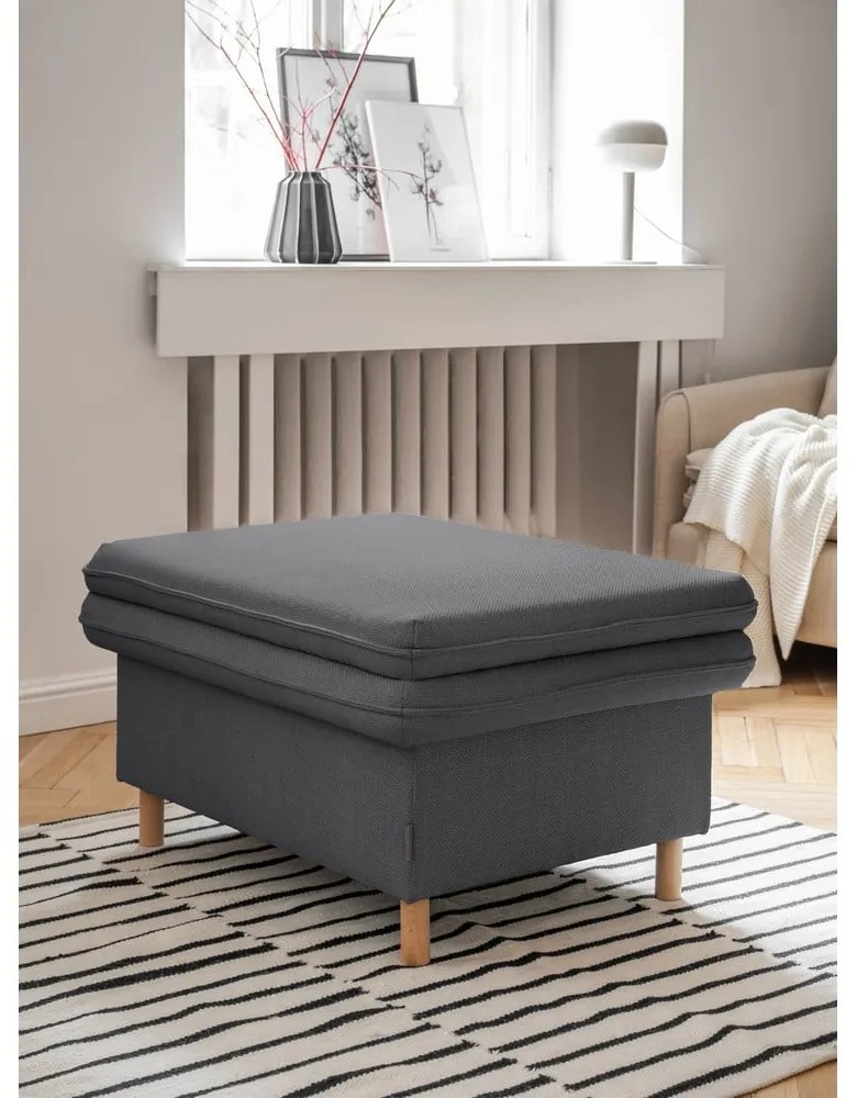 Тъмносива табуретка Simon – Miuform