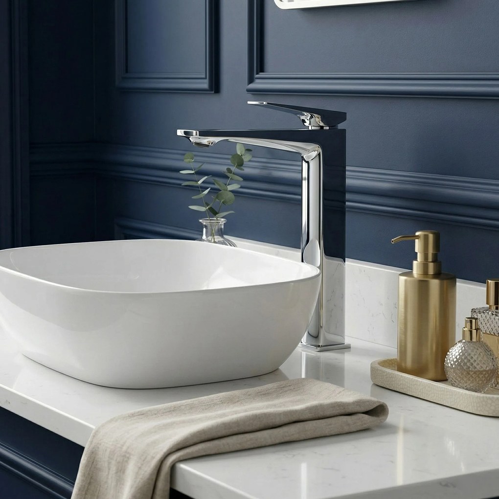 Смесител за мивка Rea Prime Chrome High