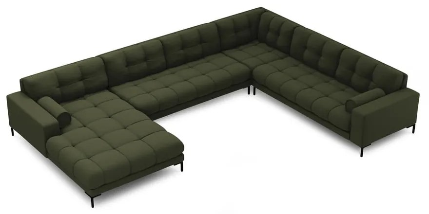 Зелен ъглов диван (десен ъгъл) Bali – Cosmopolitan Design