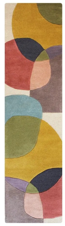 Ръчно изработена вълнена пътека 60x230 cm Glow Multi – Flair Rugs