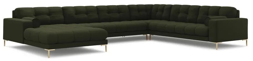 Зелен ъглов диван (десен ъгъл) Bali – Cosmopolitan Design