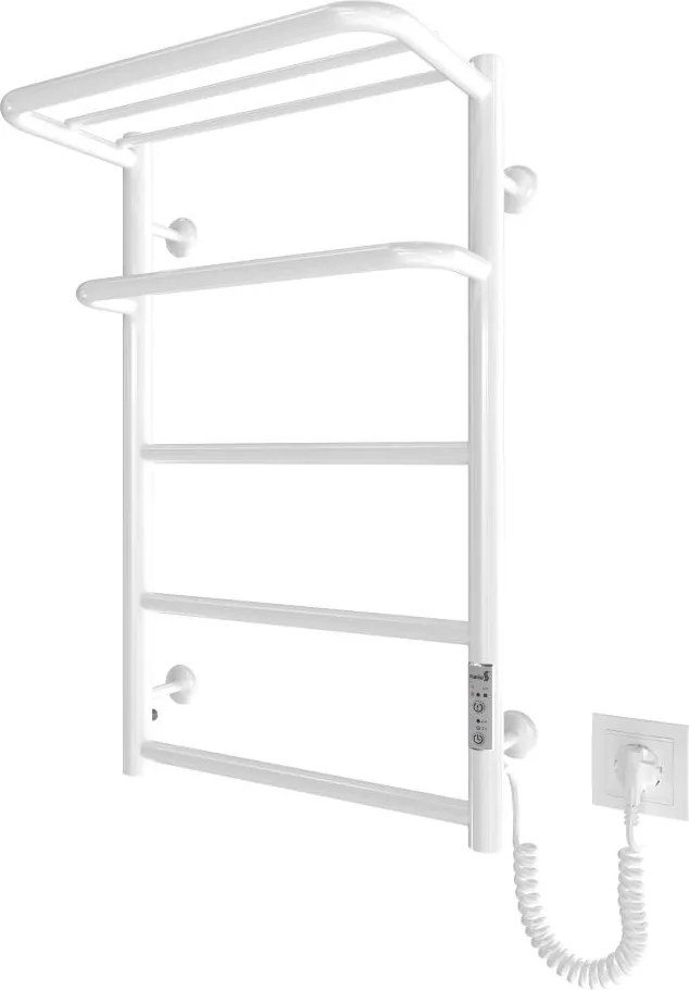 Лира за баня HOTEL 75W/230V 65x43 см неръждаема стомана/бяла десен