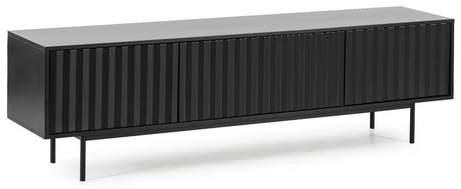 Черна маса за телевизор 180x52 cm Sierra – Teulat