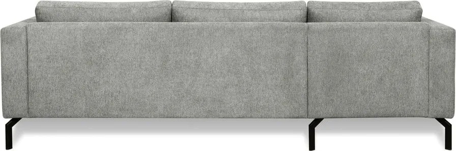 Светлосив ъглов диван (ляв ъгъл) Gomero – Scandic