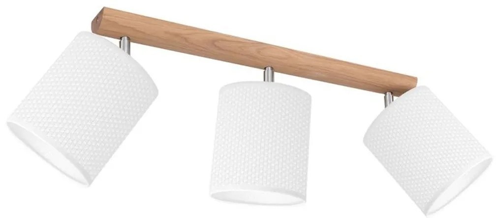 Spot-Light 2037400511549 - Спот BENITA 3xE27/25W/230V, дъб