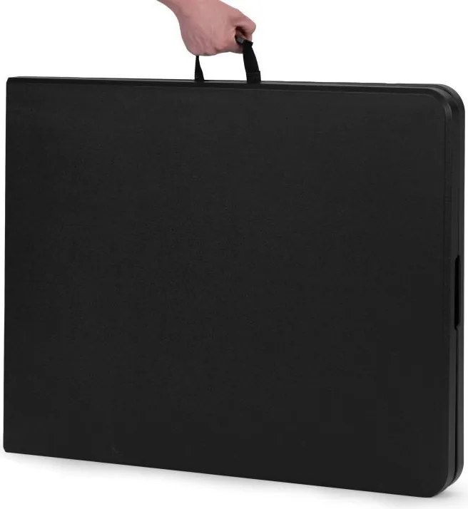 Сгъваема маса за кетъринг 180 см - черна