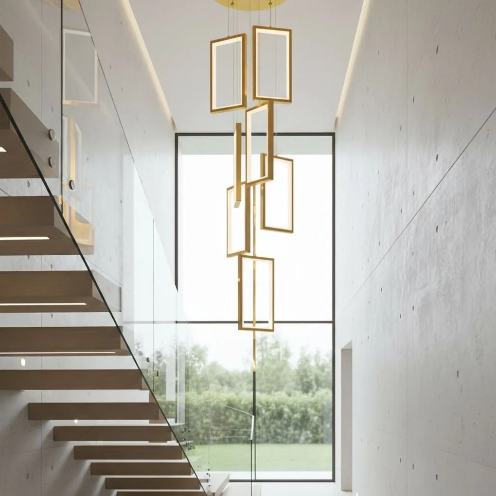 Лампа LED LHJ090-7CP GOLD