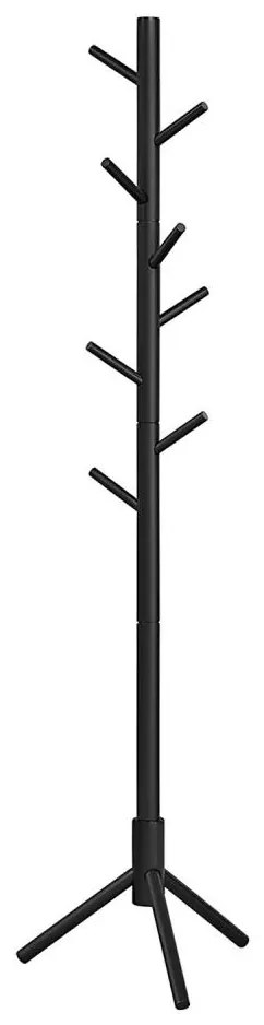 Стояща закачалка LINEA, черна